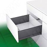 NOVA PRO SCALA [H] Высокий стандартный ящик без рейлингов, h186 мм, открывание от нажатия/плавное закрывание, графит, 450 мм