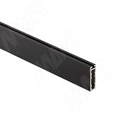 VOGUE Штанга прямоугольная 30х8, с пазом под демпфер, черный (анод), L-3000