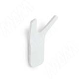 SEA Крючок двухрожковый белый матовый