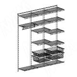 Home Space, гардероб ширина 1860мм, глубина 495 мм, 3 проема по 600 мм