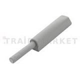 K-PUSH TECH толкатель накладной 37 мм с демпфером, серый