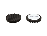 Полировальный круг из поролонa D150 mm T30 mm мягкий черный ребристый Norma 
30 black waffle ISISTEM