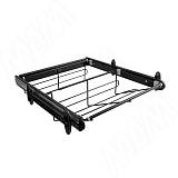 BELLE Корзина для обуви, 500 мм, черный, полн. выдв.