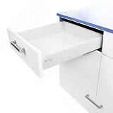 M-TECH комплект ящика 400 мм, белый, боковины h96 мм с направляющими плавного закрывания