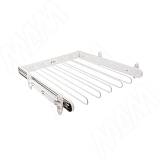 BELLE Вешало для брюк, 500 мм, белый, полн. выдв.