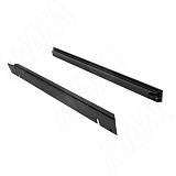 VERTIKO Боковой профиль для полки, черный (краска), L-500 мм