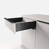 LS BOX комплект ящика 500 мм, цвет черный (боковины h120 мм с направляющими плавного закрывания)