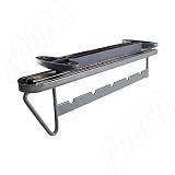 BELLE Штанга выдвижная 350 мм, графит, полн. выдв.