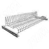 ROUND Посудосушитель для тарелок без рамки (сушилка для посуды), 600 мм, хром