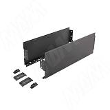 GX Box Комплект боковин ящика H120 мм, 300 мм, темно-серый