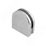 Коннектор труба-стекло 4-8 мм, держатель для стекла, хром