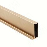 INTEGRO Профиль рамочный широкий, 45х20х8, золото брашированное (анод), L-3000