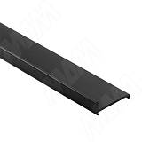 Декоративный профиль для 3708 и 2061, с ручкой, черный, L-2600