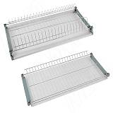 Комплект посудосушителей с 2 поддонами, 900 мм, хром