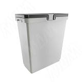 SINGLE XL Ведро с ручками, пластик, объем 36л, H=510мм, цвет серый