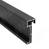 PS19 Горизонт. профиль верх/низ, черный (анод), L-3000