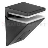 KALABRONE MINI Менсолодержатель для стеклянных полок 5 - 10 мм, черный матовый