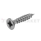Саморез с потайной головкой под крест, 6 х 30