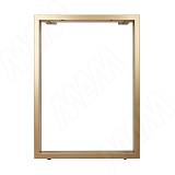 Пилар опора для стола П-образная, 60х30, 595xH820 (+10 мм), золото матовое