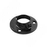 Консоль-крепление к плоскости D=25мм, черный (зажимная шпилька)