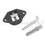 Врезной навес с крюком для стеновых панелей, пластик