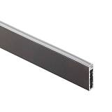 VOGUE Штанга прямоугольная 30х8, с демпфером, графит (краска), L-1000