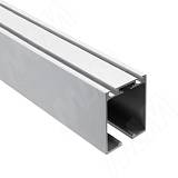 PS65 Направляющая одинарная верхняя, серебро, L-3000