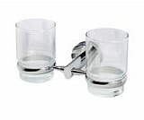 Подстаканник двойной стеклянный, K-6228D