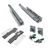 DYNAPRO TIPMATIC SOFT-CLOSE направляющая 500 мм, открывание от нажатия/плавное закрывание