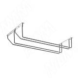 Секция из 2-х бокалодержателей, крепл. на саморезы, хром