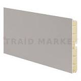 Цоколь пластиковый (высота 150, длина 4000 мм), серый альпака