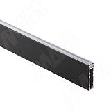 VOGUE Штанга прямоугольная 30х8, с демпфером, черный (анод), L-1000