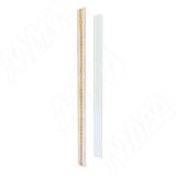 Термоизоляционная планка плоская, белая, комплект 2 шт.