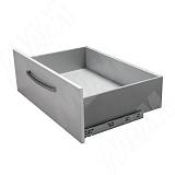 LS BOX комплект ящика 500 мм, серый металлик, боковины h173 мм с направляющими плавного закрывания