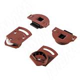 IKM15 Комплект роликов для 1 двери, 15 кг (2 верхних, 2 нижних)