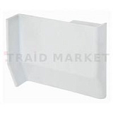 801 Заглушка для мебельного навеса, пластик, белая, левая