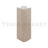 Уголок 90 градусов универсальный (высота 100), дуб беленый