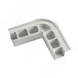 LUMINOR Уголок для сборки рамочного профиля B459, серебро