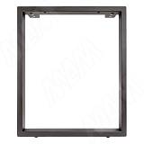 Пилар опора для стола П-образная, 60х30, H715+10 мм, графит, 1шт.