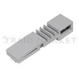 BASE Адаптер для крепления сетчатых корзин к направляющей, серый