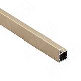 INTEGRO Профиль рамочный узкий, 19х20х8, золото брашированное (анод), L-3000