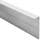 PS65 Крепление одинарной направляющей к стене, серебро, L-3000