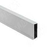 INTEGRO Профиль рамочный широкий, под наклейку, 45х19х1, серебро (анод), L-3000