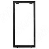 Пилар опора для стола П-образная, 60х30, 445xH1040 (+10 мм), черный (RAL 9005, муар)