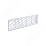 Вентиляционная решетка универсальная, 227x68 мм, пластик, белый