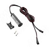 Выключатель инфракрасный (IR) универсальный (на преграду/на взмах руки), черный, 12/24V, 24/48W