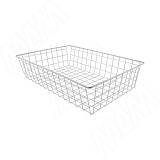 BASE Корзина сетчатая 120х350х500 мм, металлик серебристый