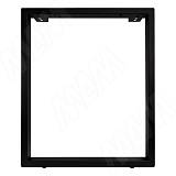 Пилар опора для стола П-образная, 60х30, H715+10 мм, черный, 1шт.