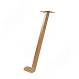 Валенсия опора для стола Г-образная, 60х30, H820+10 мм, золото матовое