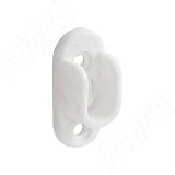 Штангодержатель пластиковый для овальной штанги, белый